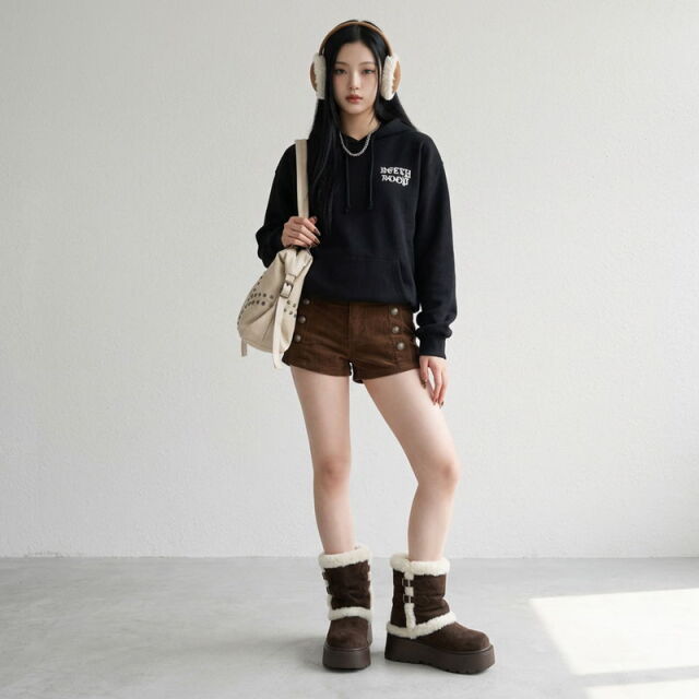 BETTYBOOPバックロゴパーカー