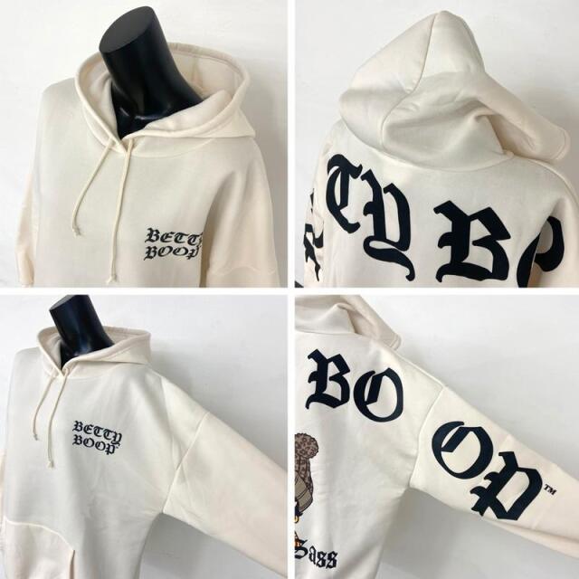 BETTYBOOPバックロゴパーカー