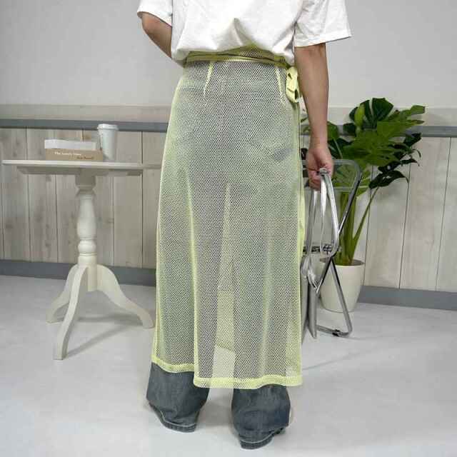 メッシュラップスカート