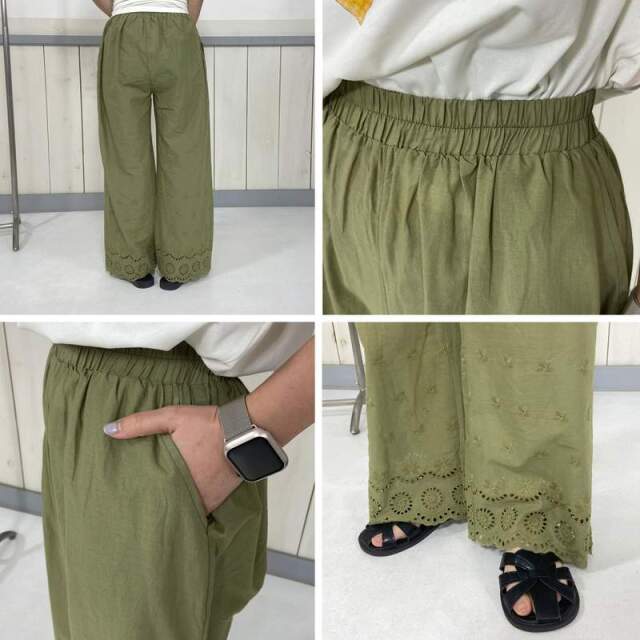 スカラップレースペチパンツ
