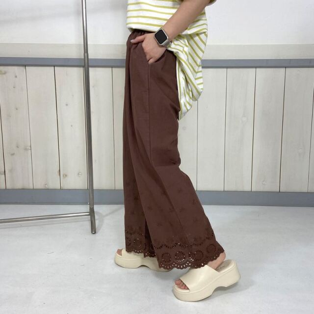 スカラップレースペチパンツ