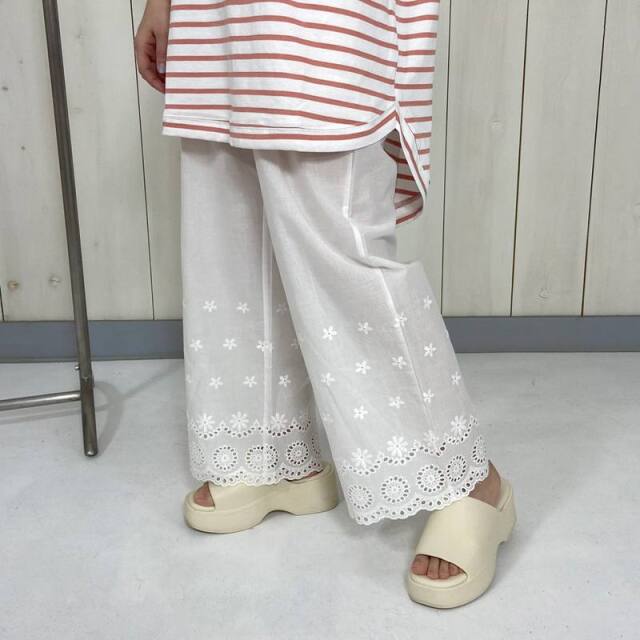スカラップレースペチパンツ