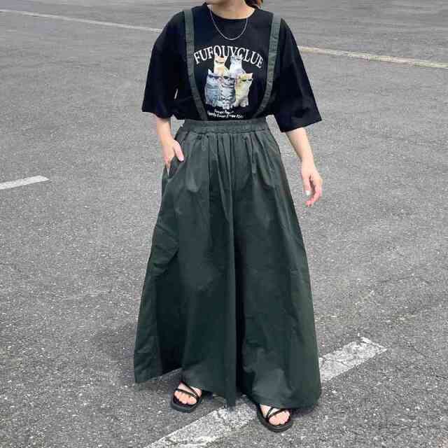 サス付きカーゴワイドパンツ