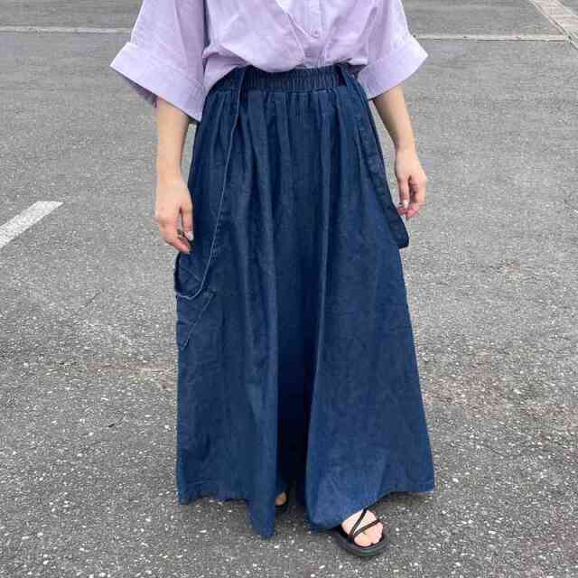 サス付きカーゴワイドパンツ