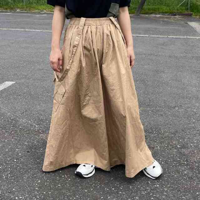 サス付きカーゴワイドパンツ