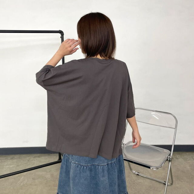 CRB ロゴ箔プリントBIGTシャツ|TiMTiMオンラインストア