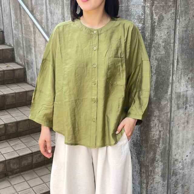袖切替ブラウス