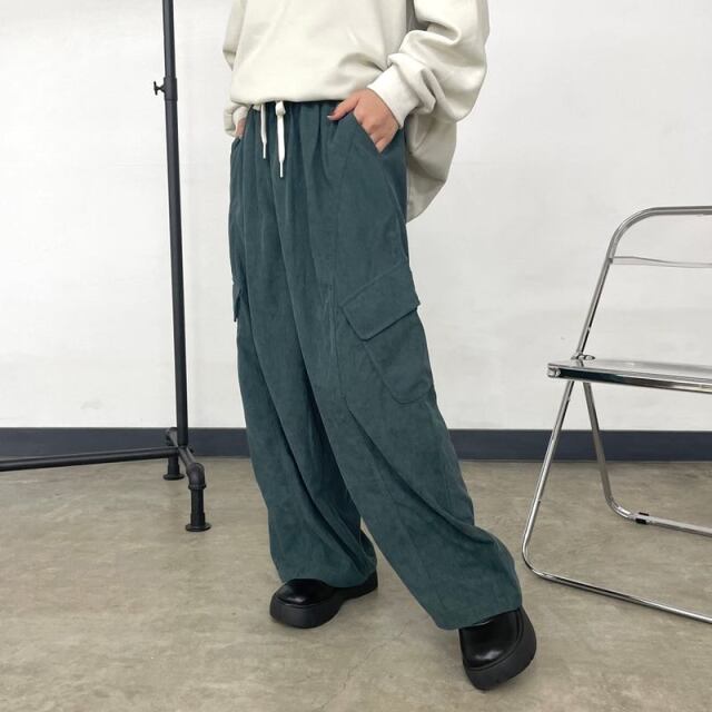 コーデュロイカーゴイージーパンツ