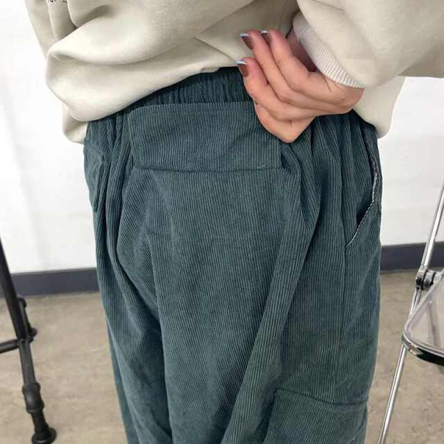 コーデュロイカーゴイージーパンツ