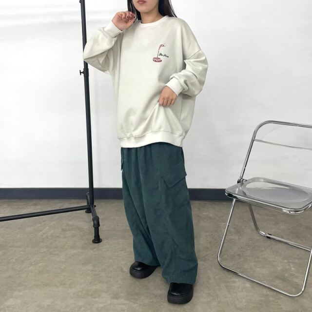 コーデュロイカーゴイージーパンツ