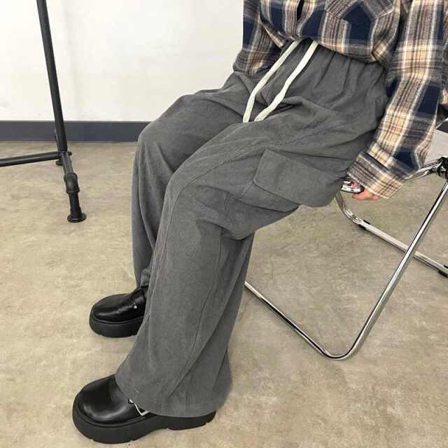 コーデュロイカーゴイージーパンツ
