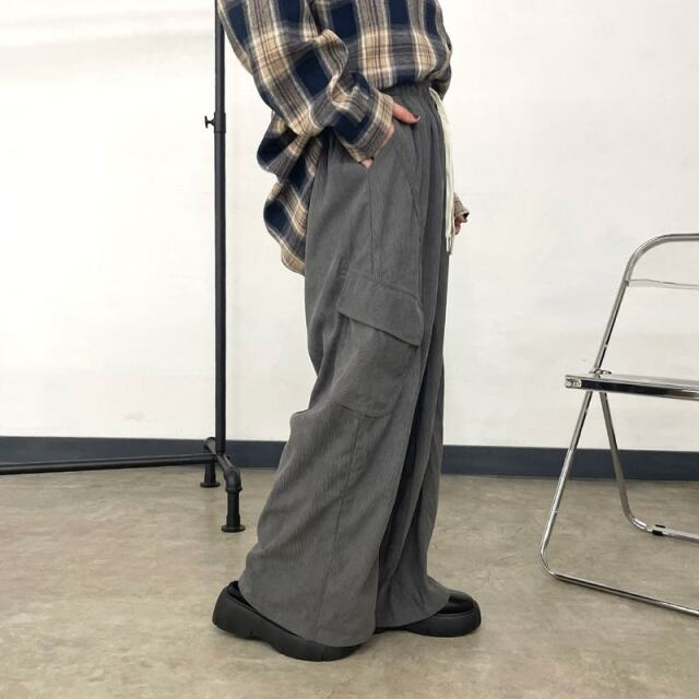 コーデュロイカーゴイージーパンツ