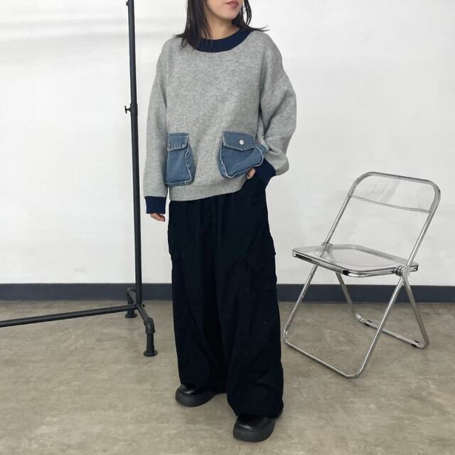 コーデュロイカーゴイージーパンツ
