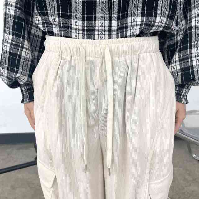 コーデュロイカーゴイージーパンツ