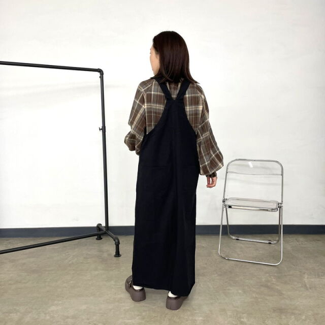 ツイルジャンパースカート