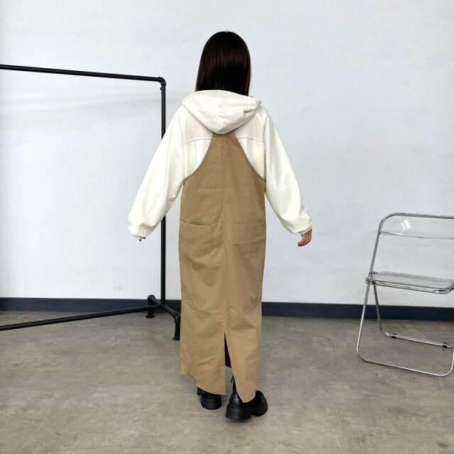 ツイルジャンパースカート