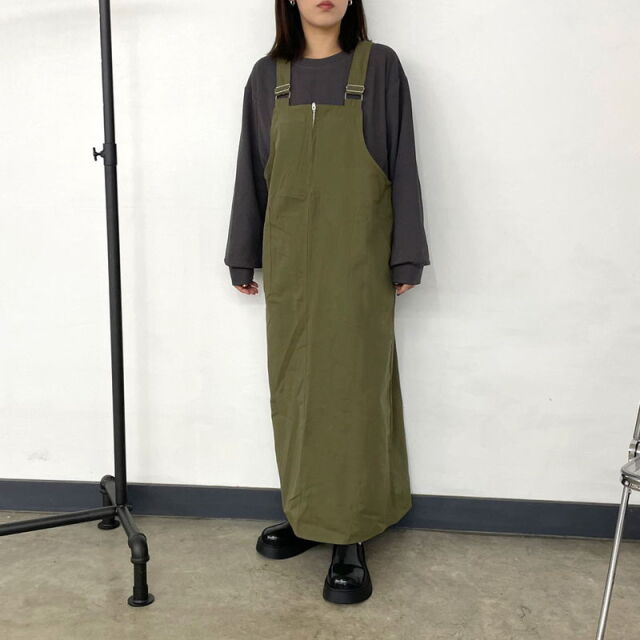 ツイルジャンパースカート