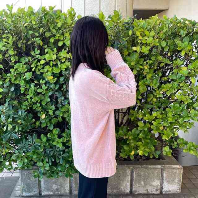 モール袖ケーブルプルオーバー