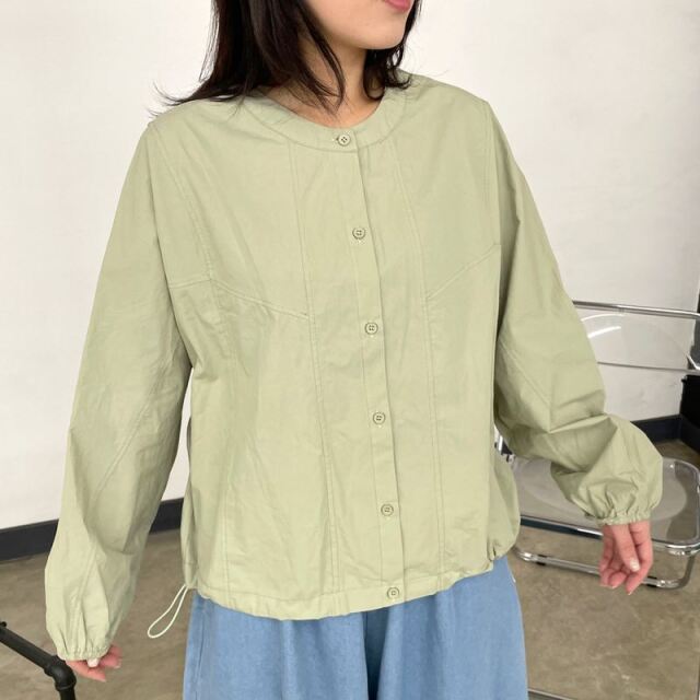 切替BIGシャツブラウス