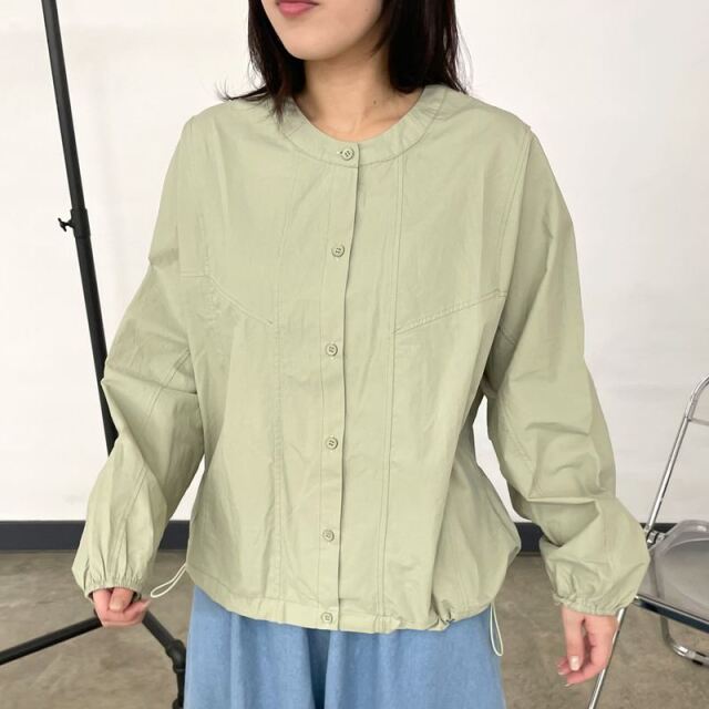 切替BIGシャツブラウス