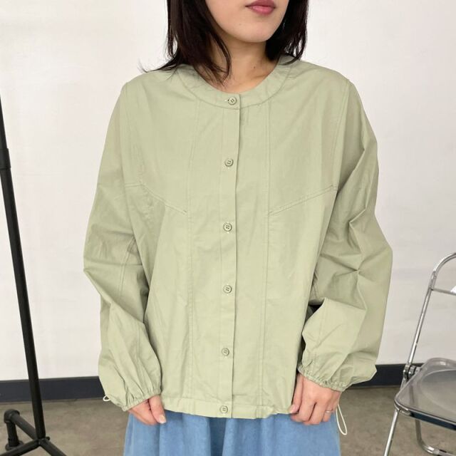 切替BIGシャツブラウス