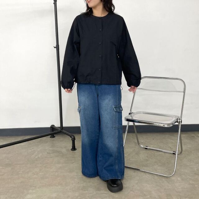 切替BIGシャツブラウス