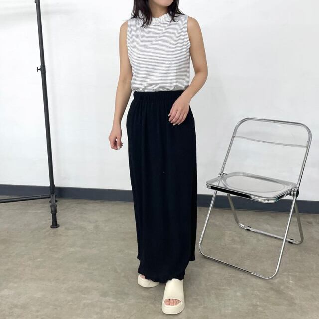 襟レースタンクトップ