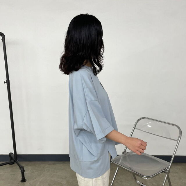 エンボスロゴ切替ビッグプルオーバー