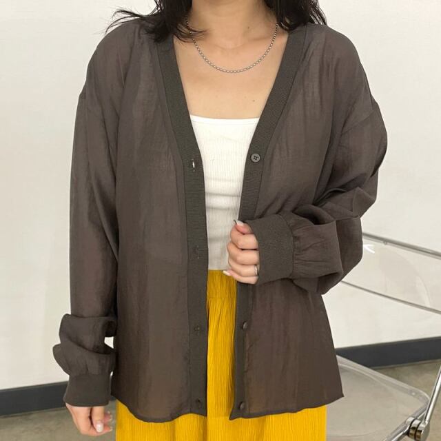 シアーカーディガン