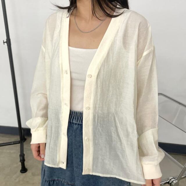 シアーカーディガン