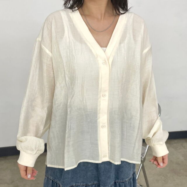 シアーカーディガン