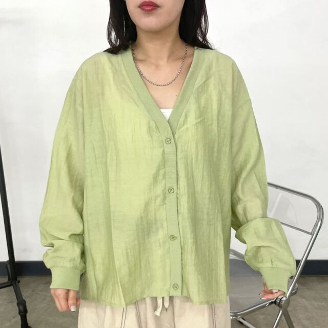 シアーカーディガン