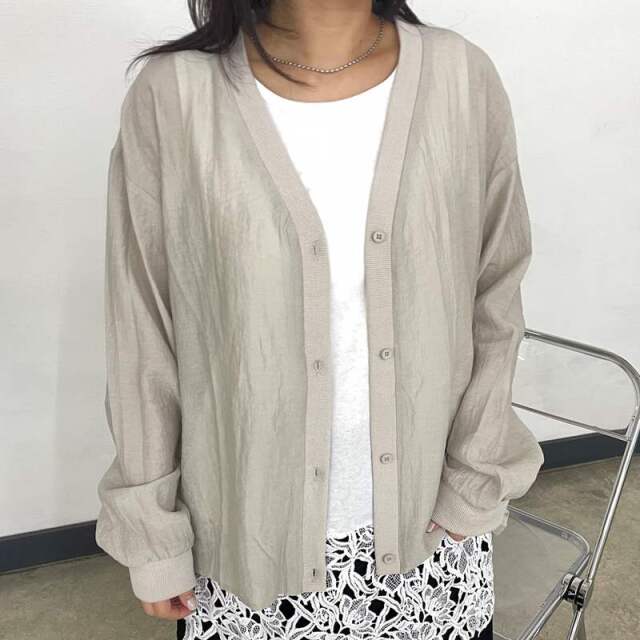 シアーカーディガン