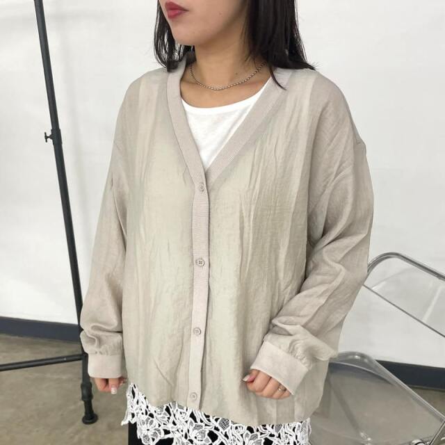 シアーカーディガン