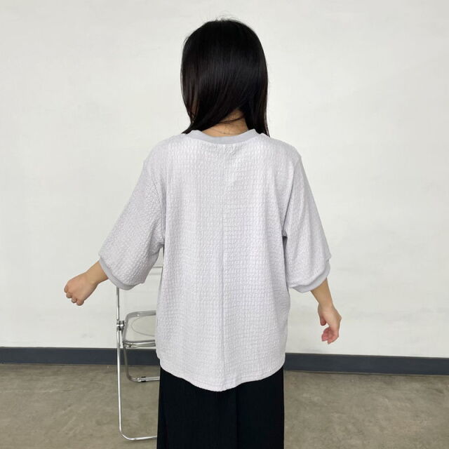楊柳プルオーバー