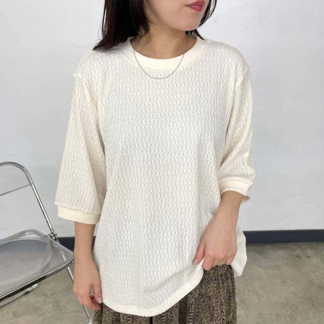 楊柳プルオーバー
