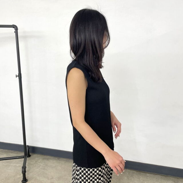 楊柳スモッキングタンクトップ