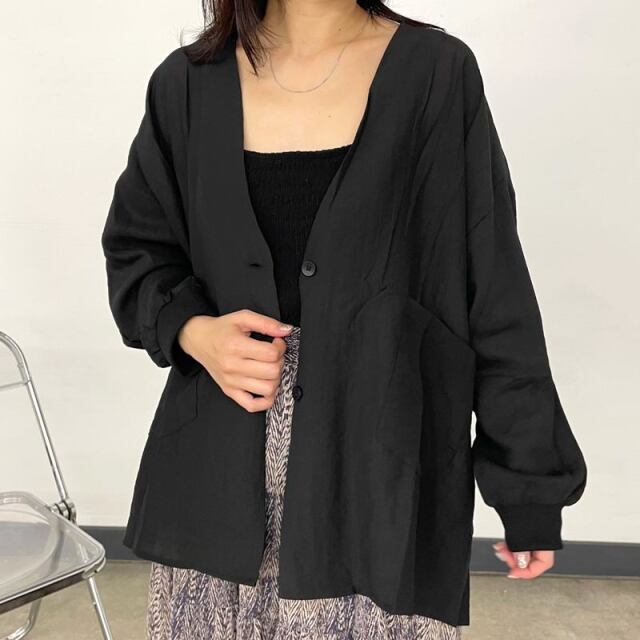 袖リブテーラージャケット