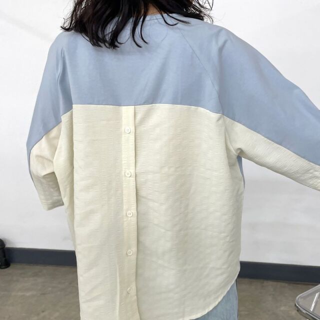 バックボタン切替プルオーバー