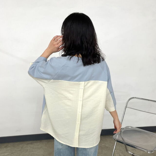 バックボタン切替プルオーバー
