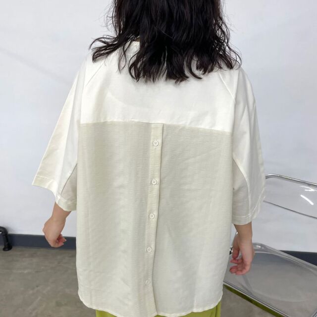 バックボタン切替プルオーバー