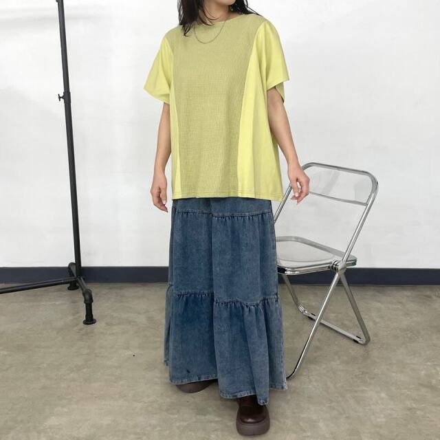 ワッフル切替プルオーバー