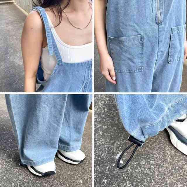 デニム2WAYサロペット