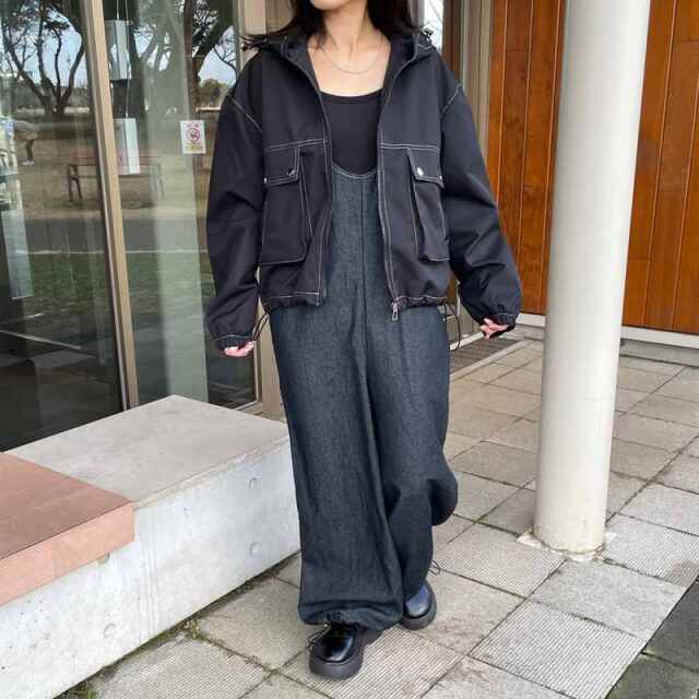 デニム2WAYサロペット