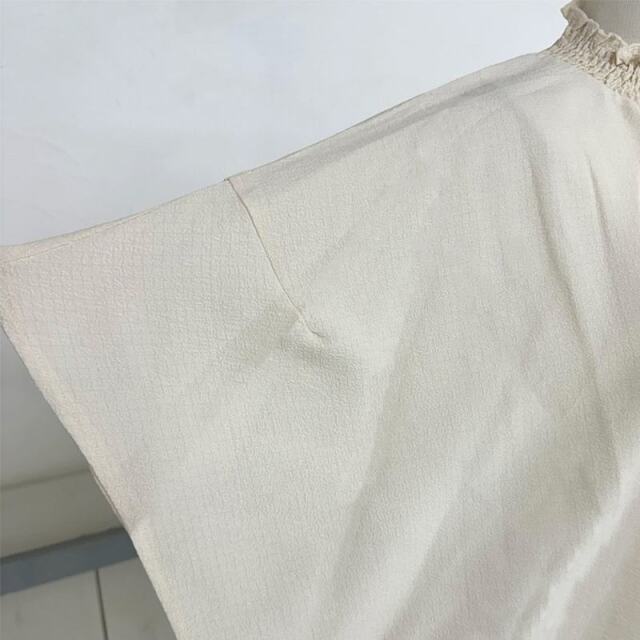 楊柳スモッキングプルオーバー