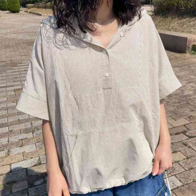 ストライプアノラック