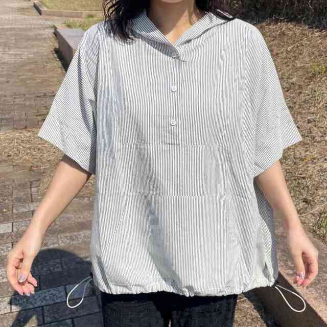 ストライプアノラック