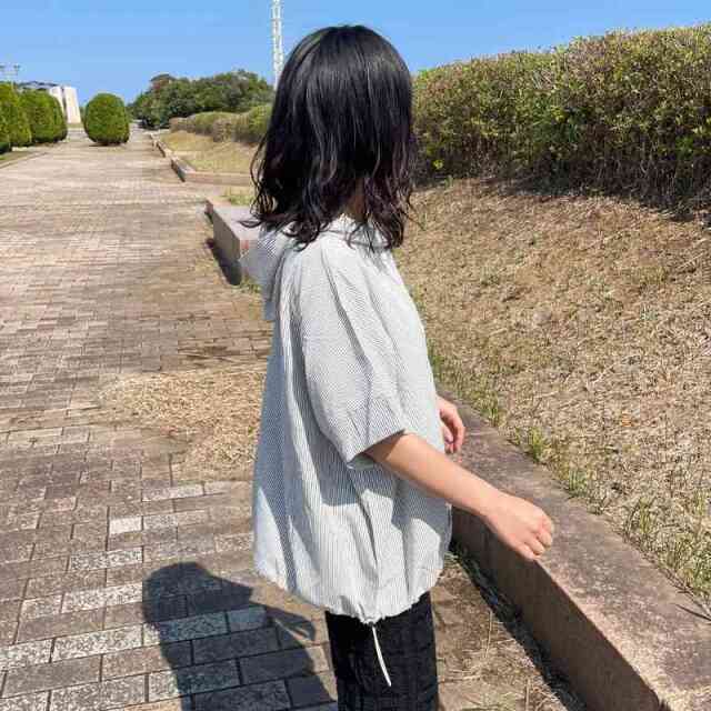 ストライプアノラック