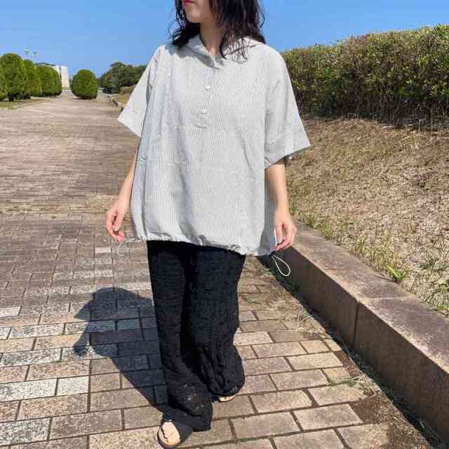 ストライプアノラック