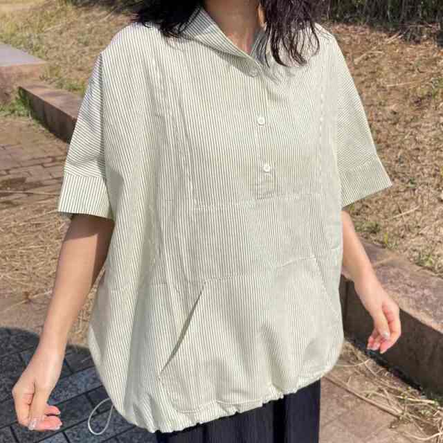 ストライプアノラック